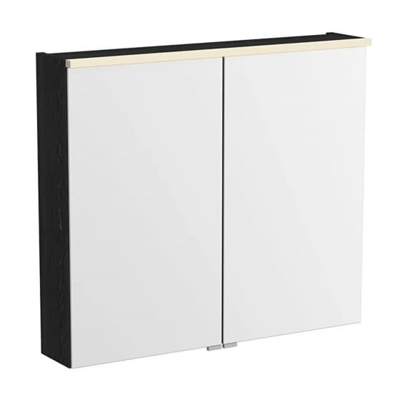 Image of VitrA: M-line Edge Wall-hung Mirror Cabinet with Two Doors & Shaver (800mm)