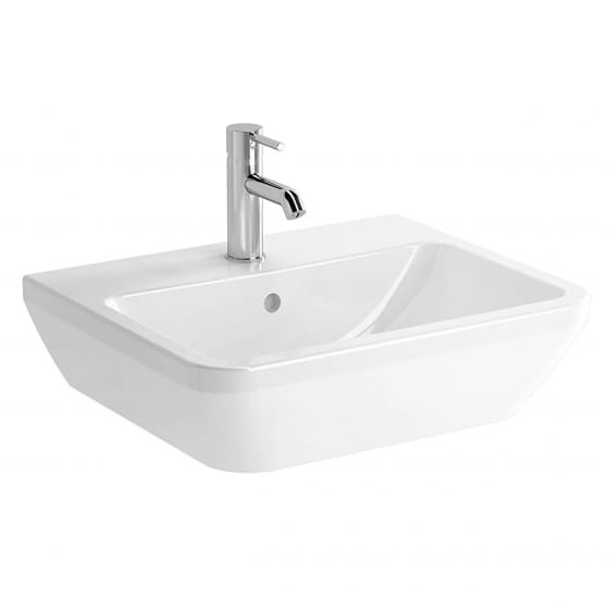 Image of VitrA: Integra Wall-mounted Square Basin (550mm)
