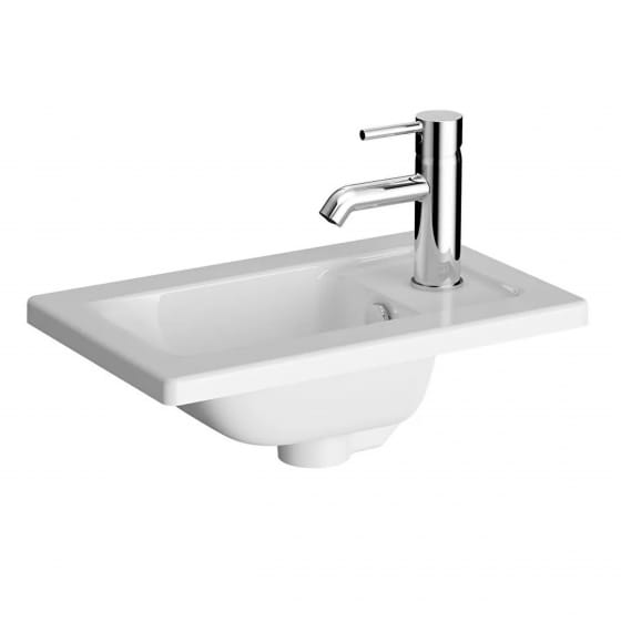 Image of VitrA: Integra Wall-mounted Compact Inset Basin (450mm)