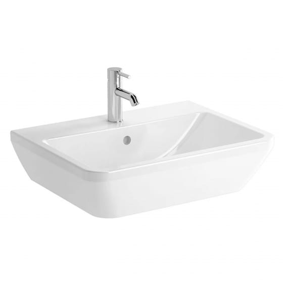 Image of VitrA: Integra Wall-mounted Square Basin (650mm)