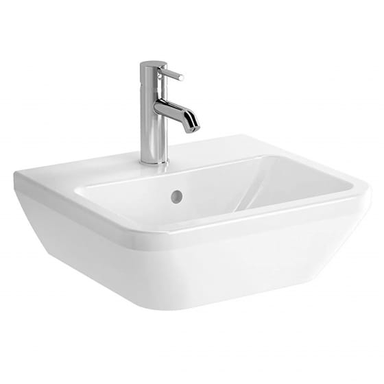 Image of VitrA: Integra Wall-mounted Square Basin (450mm)