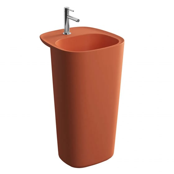 Image of VitrA: Plural Floor-standing Monoblock Basin