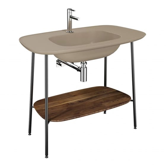 Image of VitrA: Plural Floor-standing Washbasin Unit (1000mm)