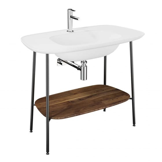 Image of VitrA: Plural Floor-standing Washbasin Unit (1000mm)