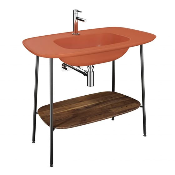 Image of VitrA: Plural Floor-standing Washbasin Unit (1000mm)