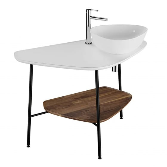 Image of VitrA: Plural Floor-standing Ceramic Counter (1000mm)