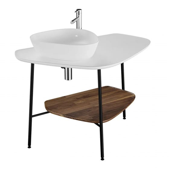 Image of VitrA: Plural Floor-standing Ceramic Counter (1000mm)