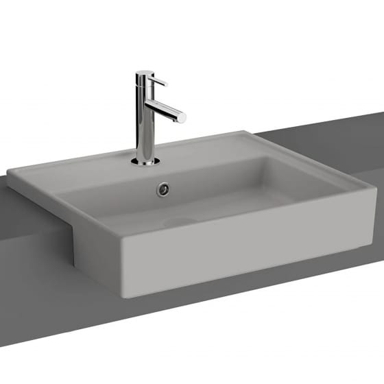 Image of VitrA ArchiPlan Countertop Semi-recessed Square Basin (550mm)