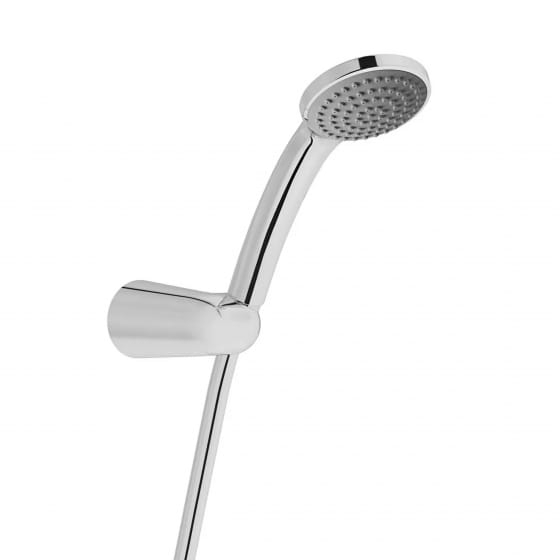 Image of VitrA Solo C Wall-mounted Hand Shower With Wall Bracket and Hose (Chrome)