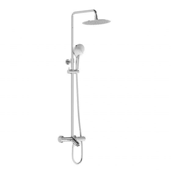 Image of VitrA: AquaHeat Bliss 250 B Shower/Bath Set (Chrome)