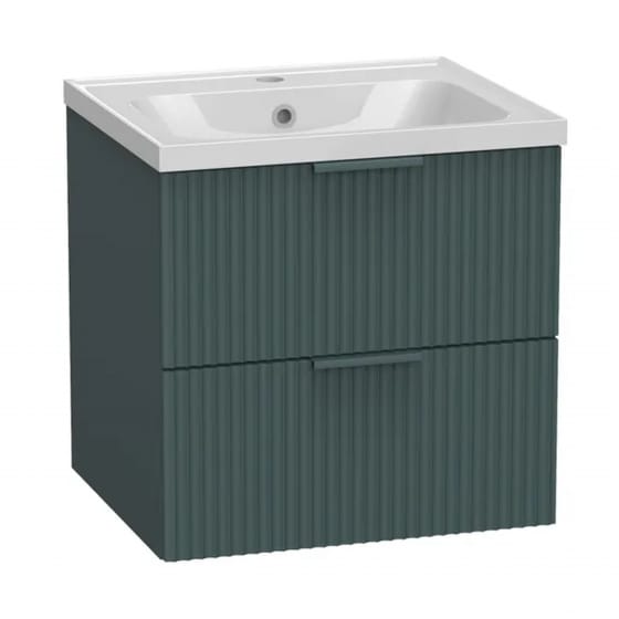 Image of Tavistock: Cadence Fluted Wall-mounted Vanity Unit (500mm)
