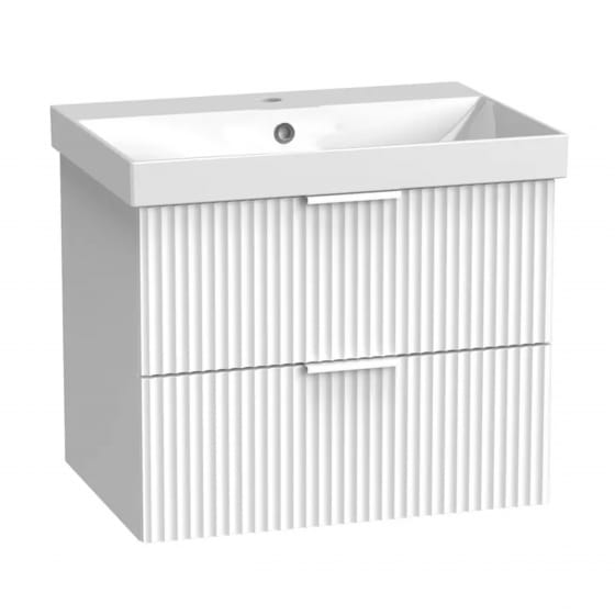Image of Tavistock: Cadence Fluted Wall-mounted Vanity Unit (600mm)