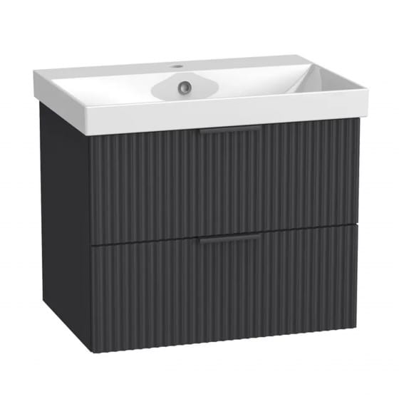 Image of Tavistock: Cadence Fluted Wall-mounted Vanity Unit (600mm)