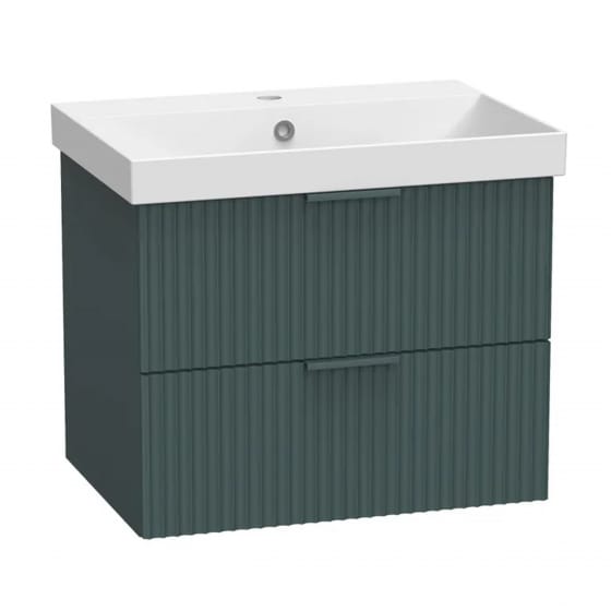 Image of Tavistock: Cadence Fluted Wall-mounted Vanity Unit (600mm)