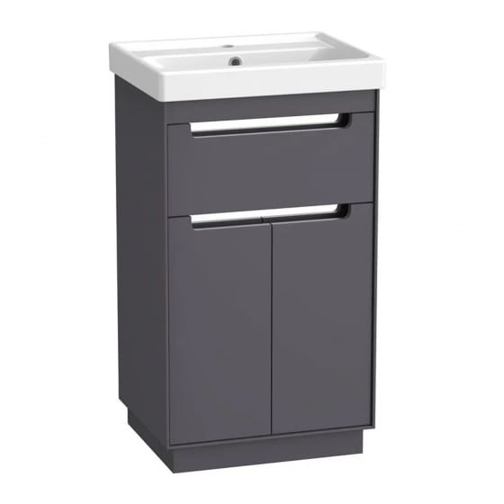 Image of Tavistock: Acumen Free-standing Vanity Unit with Basin, Drawer, & Doors (500mm)