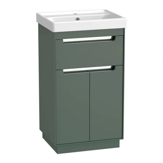 Image of Tavistock: Acumen Free-standing Vanity Unit with Basin, Drawer, & Doors (500mm)