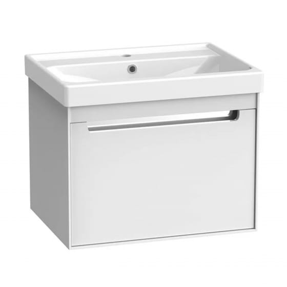 Image of Tavistock: Acumen Wall-mounted Vanity Unit with Basin & Drawer (600mm)