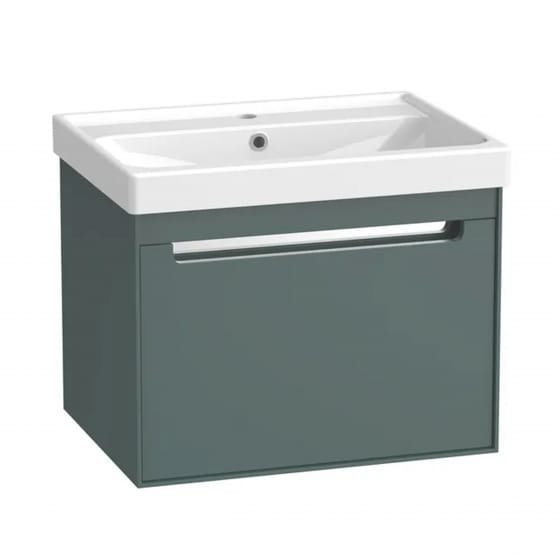 Image of Tavistock: Acumen Wall-mounted Vanity Unit with Basin & Drawer (600mm)