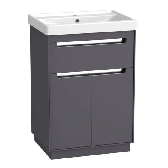 Image of Tavistock: Acumen Free-standing Vanity Unit with Basin, Drawer, & Doors (600mm)
