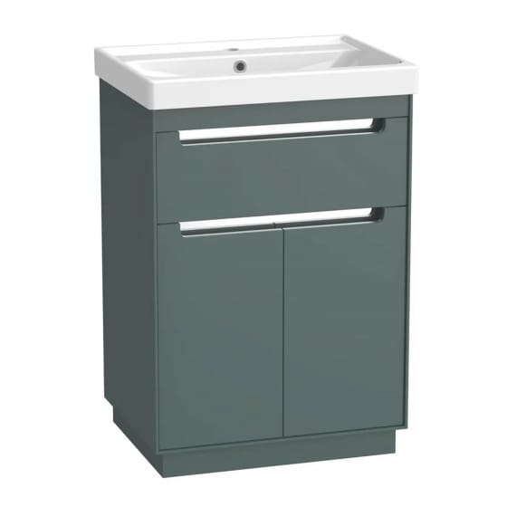 Image of Tavistock: Acumen Free-standing Vanity Unit with Basin, Drawer, & Doors (600mm)