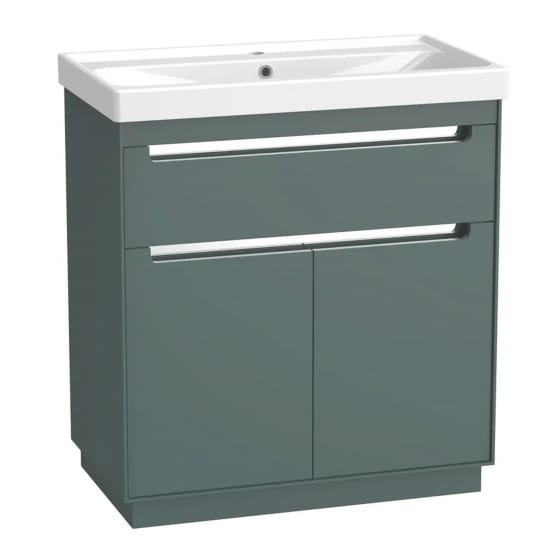 Image of Tavistock: Acumen Free-standing Vanity Unit with Basin, Drawer, & Doors (800mm)