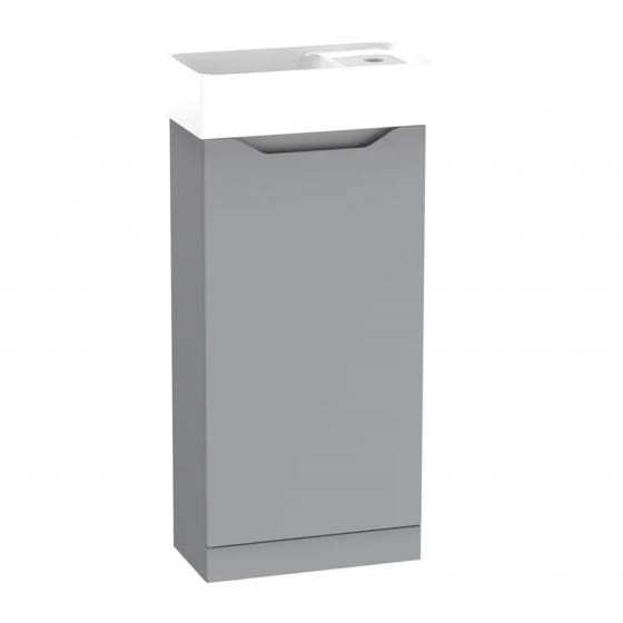 Image of Tavistock: Nimble Floor-standing Cloakroom Unit with Basin & Door (397mm)