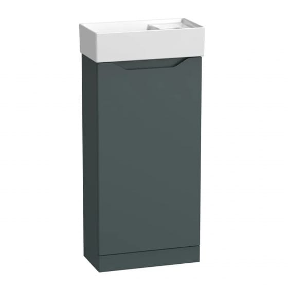Image of Tavistock: Nimble Floor-standing Cloakroom Unit with Basin & Door (397mm)
