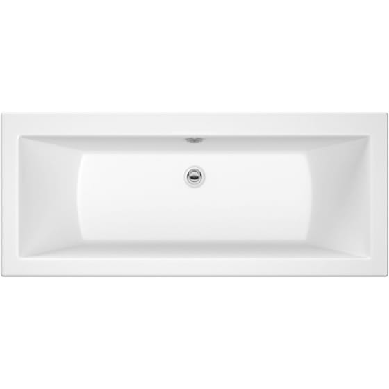 Image of Roca: The Gap Plus Double-ended Rectangular Acrylic Bath