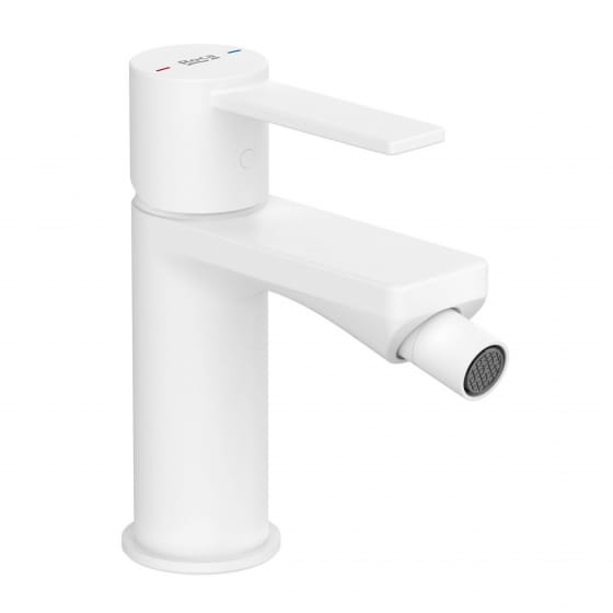 Image of Roca: Targa Deck-mounted Bidet Mixer with Smooth Body