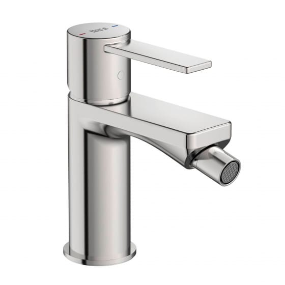 Image of Roca: Targa Deck-mounted Bidet Mixer with Smooth Body