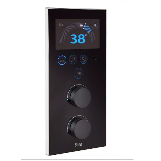 Image of Roca: Smart Shower Panel Electronic Thermostatic Mixer