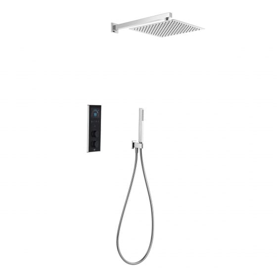 Image of Roca: Smart Shower Pack with Square Design & Two Outlets