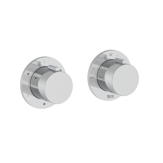 Image of Roca: T-Multi Wall-mounted Built-in Thermostatic Bath-shower Valve (2-Way)