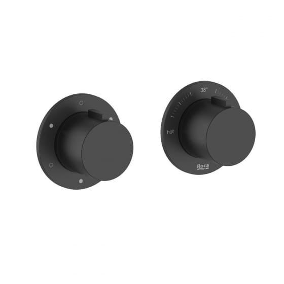 Image of Roca: T-Multi Wall-mounted Built-in Thermostatic Bath-shower Valve (3-Way)