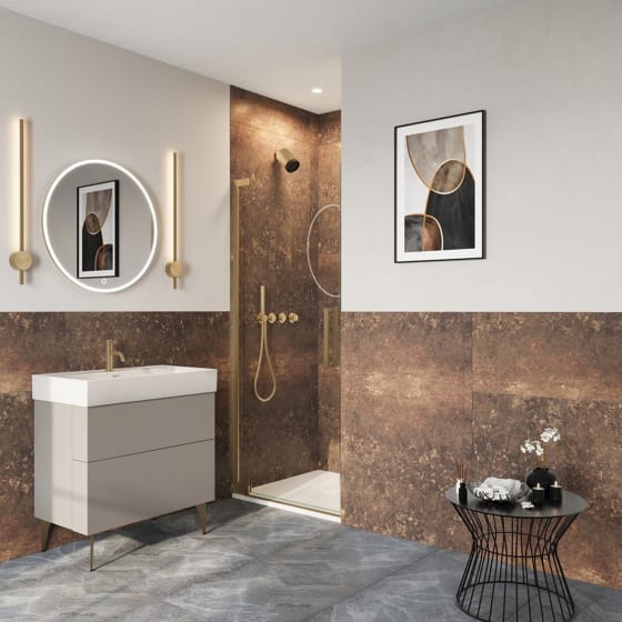Image of Crosswater: Asura Hinged Shower Door (8mm)