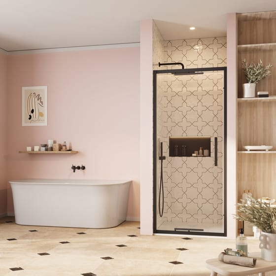 Image of Crosswater: Asura Infold Shower Door (8mm)