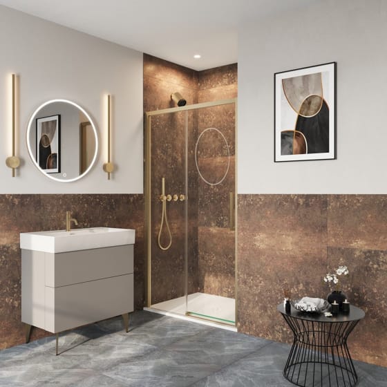 Image of Crosswater: Asura Sliding Shower Door (8mm)