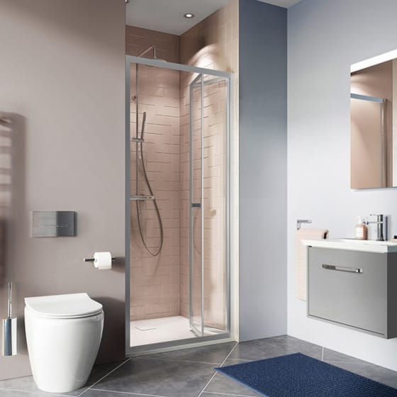 Image of Crosswater: Clear 6 Bi-Fold Shower Door (6mm)