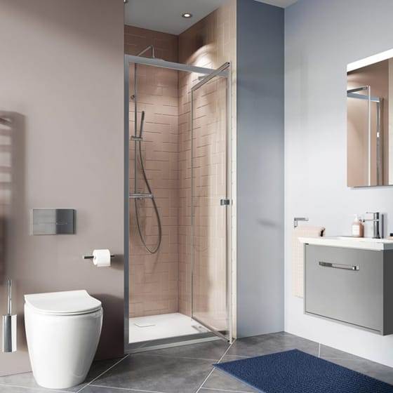 Image of Crosswater: Clear 6 Infold Shower Door (6mm)