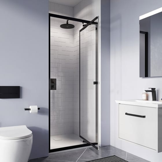 Image of Crosswater: Clear 6 Infold Shower Door (6mm)