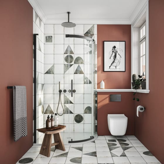 Image of Crosswater: Optix 10 Offset Quadrant Shower Enclosure (10mm)