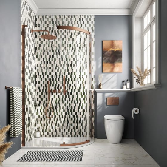 Image of Crosswater: Optix 10 Offset Quadrant Shower Enclosure (10mm)