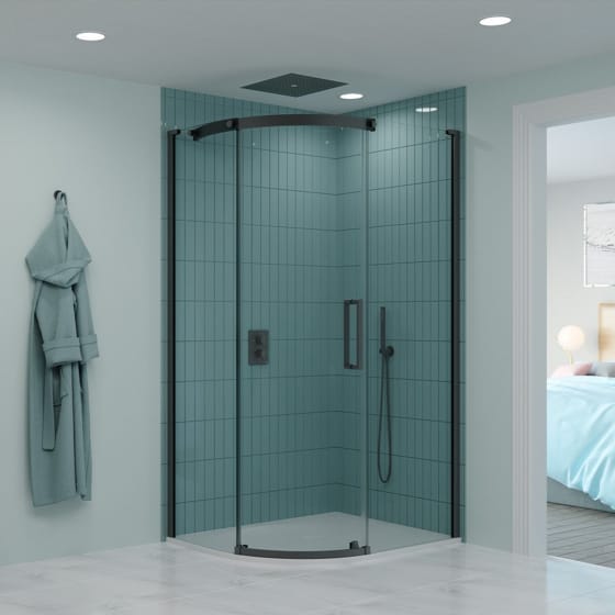 Image of Crosswater: Optix 10 Offset Quadrant Shower Enclosure (10mm)