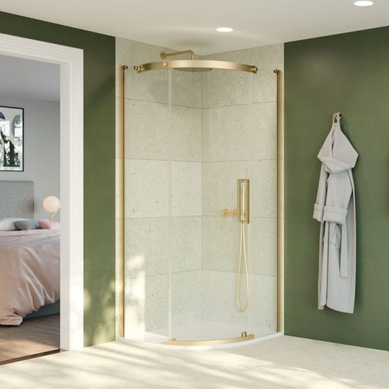 Image of Crosswater: Optix 10 Quadrant Shower Enclosure (10mm)