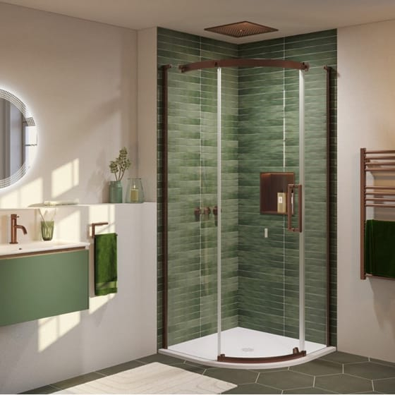 Image of Crosswater: Optix 10 Quadrant Shower Enclosure (10mm)