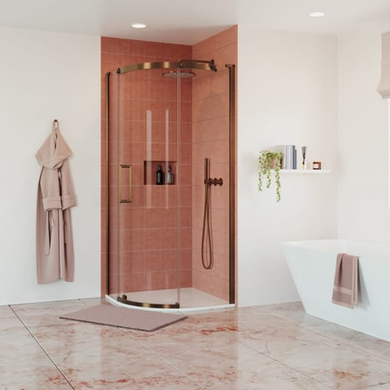Image of Crosswater: Optix 10 Quadrant Shower Enclosure (10mm)