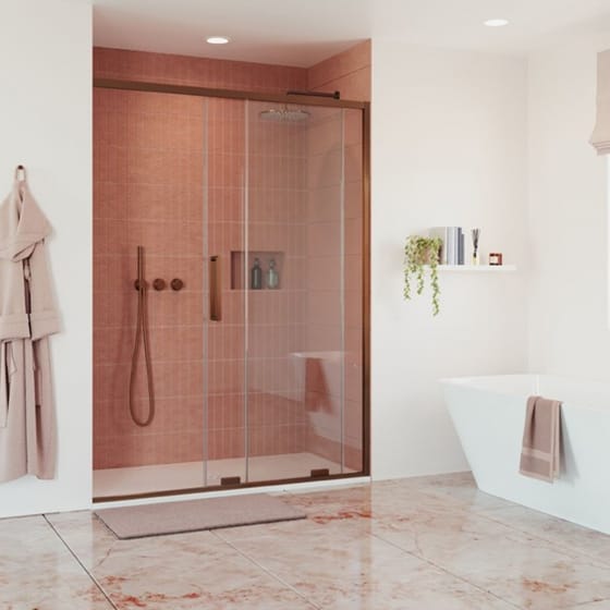 Image of Crosswater: Optix 10 Single Sliding Shower Door (10mm)