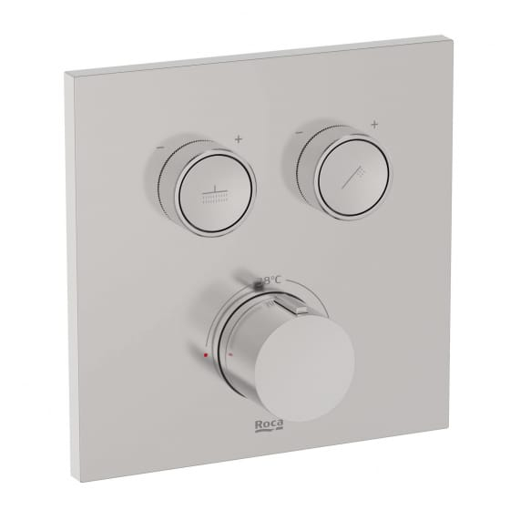Image of T-3000 Wall-mounted Built-in Square Thermostatic Shower Mixer Valve (2-Way)