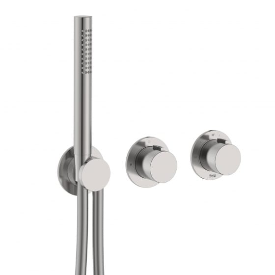 Image of Roca: T-Multi Wall-mounted Thermostatic Bath-shower Valve with Handset (2-Way)