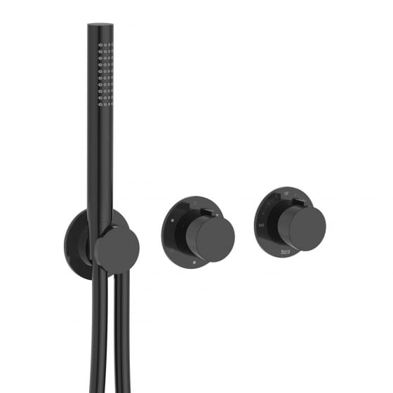 Image of Roca: T-Multi Switch Thermostatic Bath-shower Valve, Diverter and Handset (3-Way)